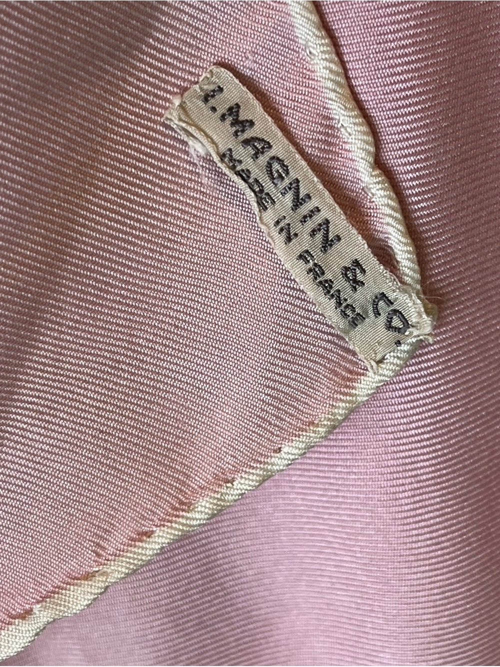 Hermès 'Costumes de Dames' Silk Scarf in Pink, Yellow, Gray - Picture 3 of 13